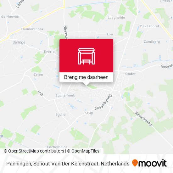 Panningen, Schout Van Der Kelenstraat kaart