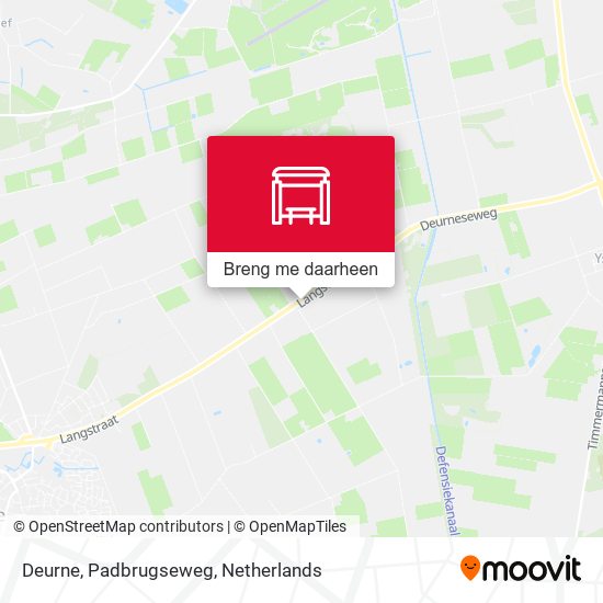 Deurne, Padbrugseweg kaart