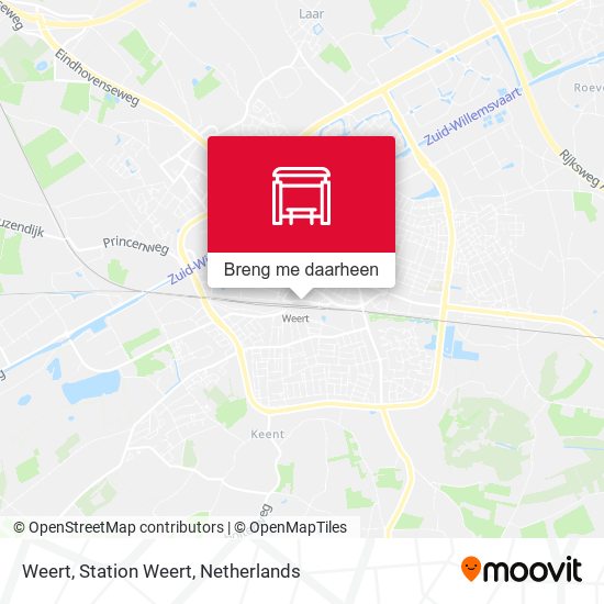 Weert, Station Weert kaart