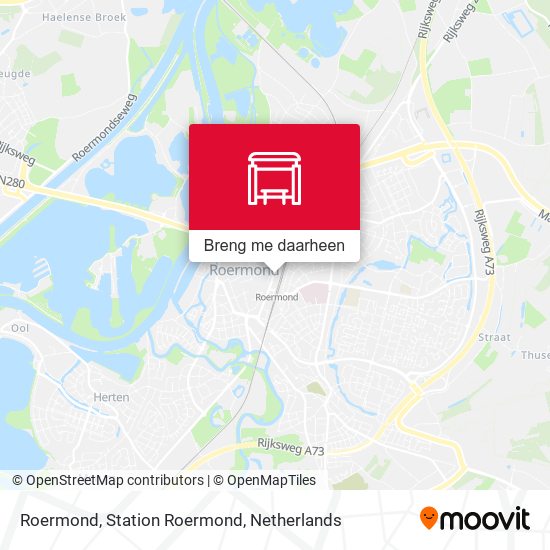 Roermond, Station Roermond kaart