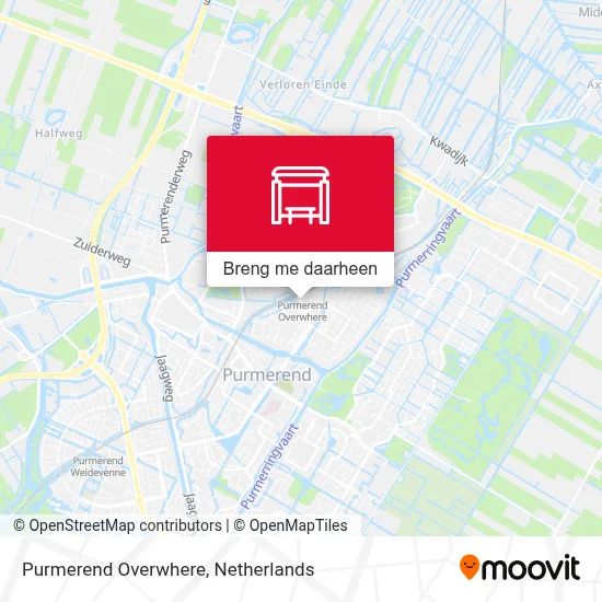 Purmerend Overwhere kaart