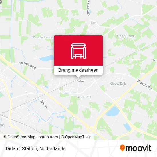Didam, Station kaart