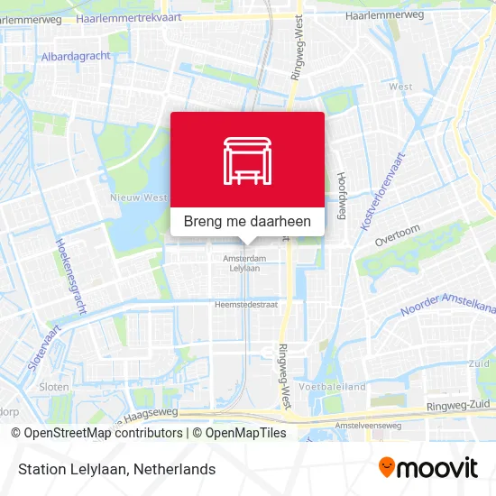 Station Lelylaan kaart