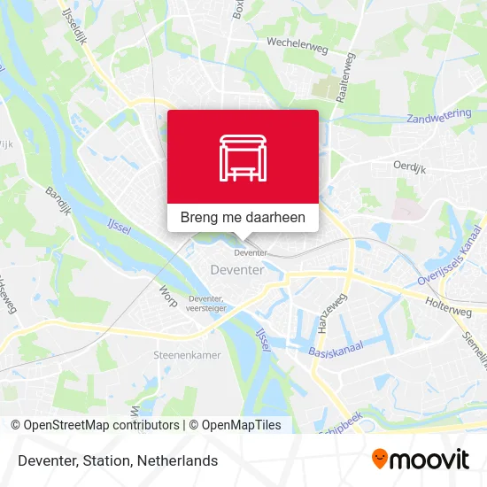 Deventer, Station kaart