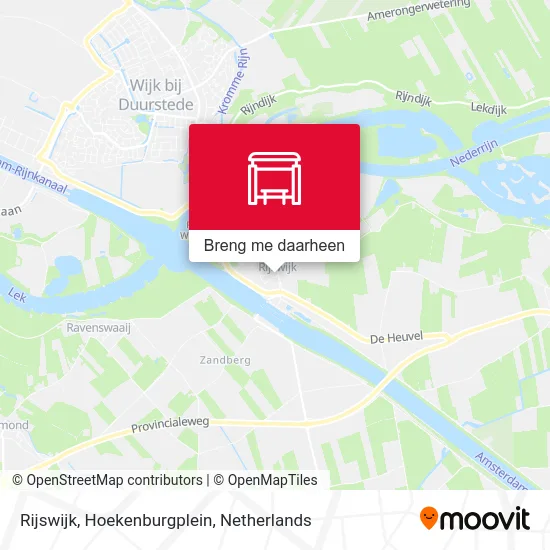 Rijswijk, Hoekenburgplein kaart