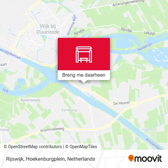 Rijswijk, Hoekenburgplein kaart