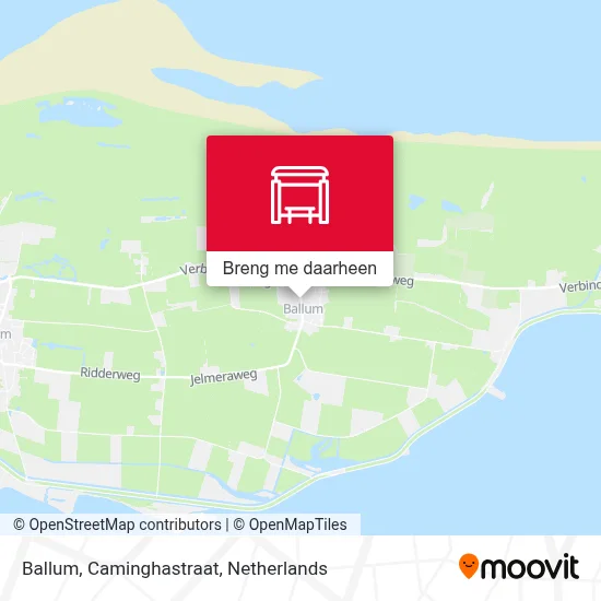 Ballum, Caminghastraat kaart