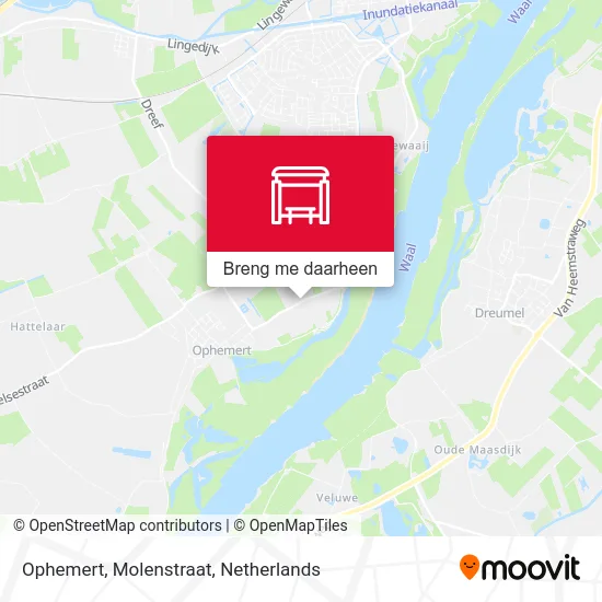 Ophemert, Molenstraat kaart