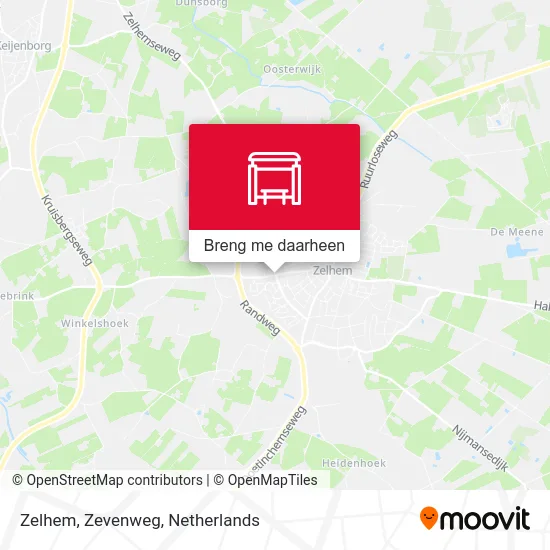 Zelhem, Zevenweg kaart