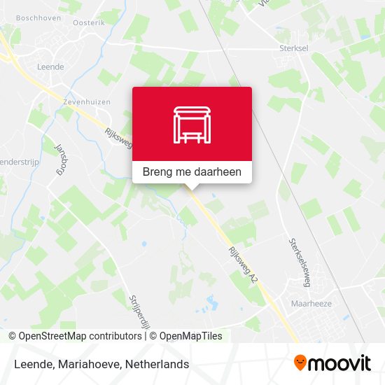 Leende, Mariahoeve kaart