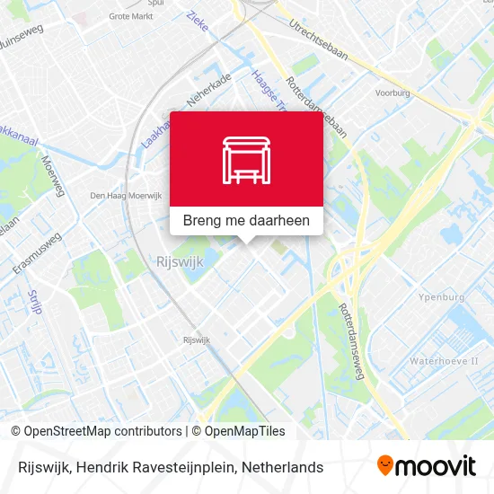 Rijswijk, Hendrik Ravesteijnplein kaart