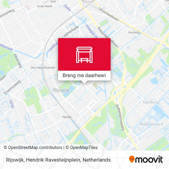 Rijswijk, Hendrik Ravesteijnplein kaart