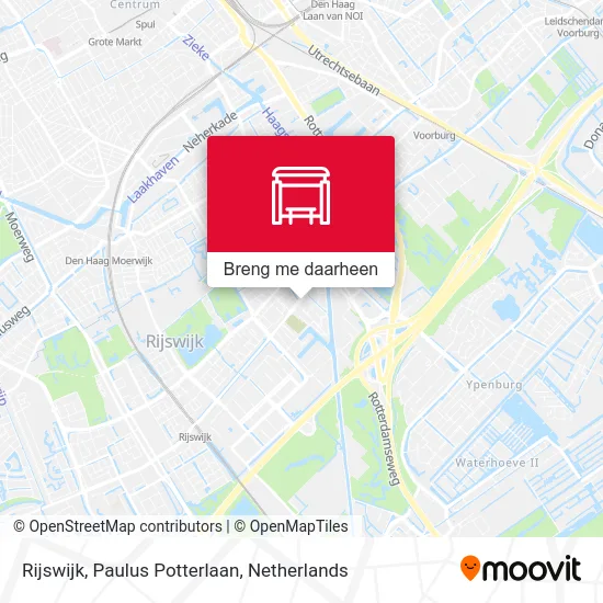 Rijswijk, Paulus Potterlaan kaart