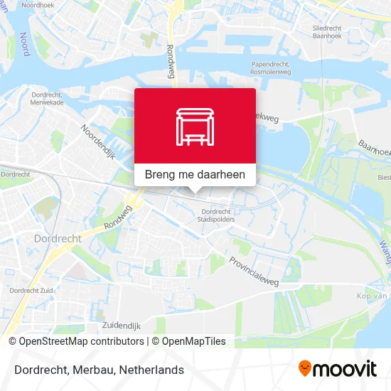 Dordrecht, Merbau kaart