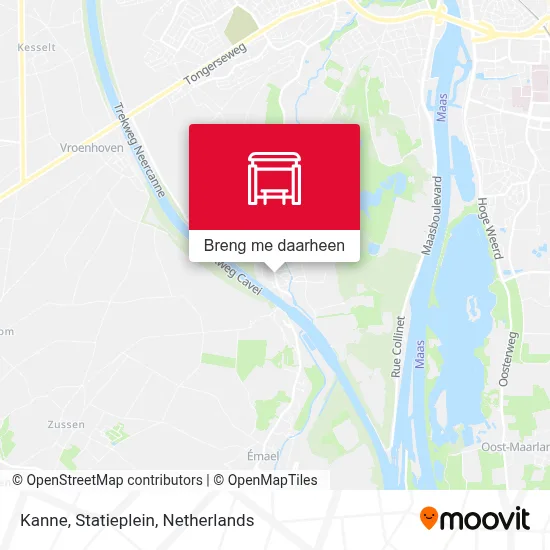 Kanne, Statieplein kaart