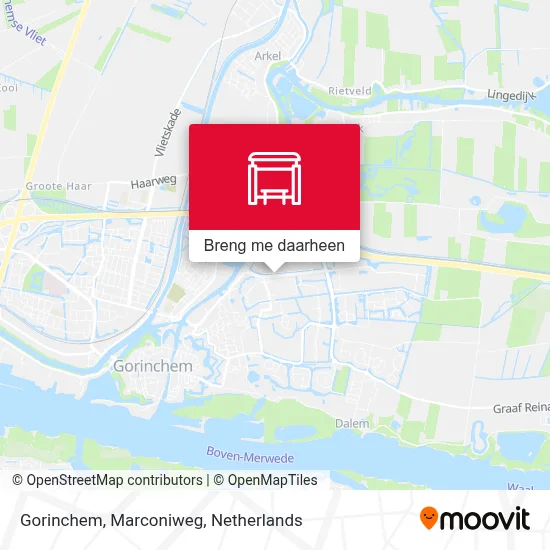 Gorinchem, Marconiweg kaart