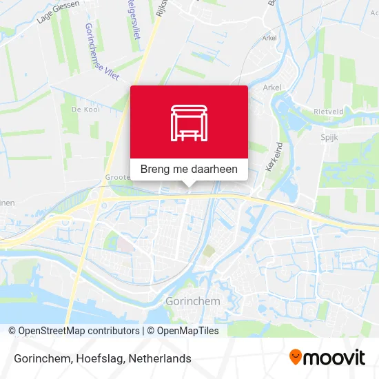 Gorinchem, Hoefslag kaart