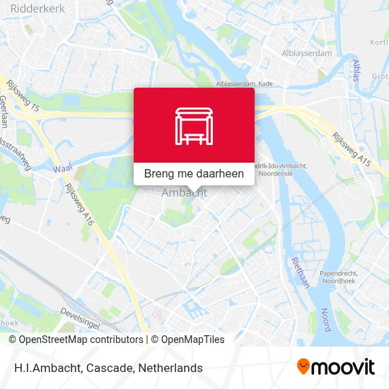 H.I.Ambacht, Cascade kaart