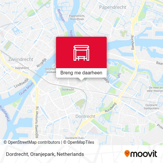 Dordrecht, Oranjepark kaart