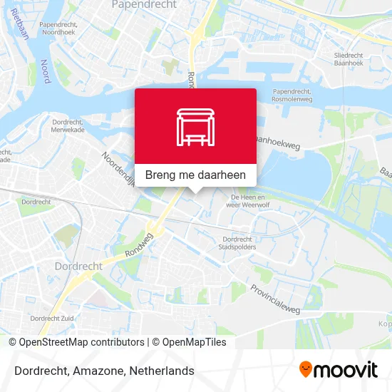 Dordrecht, Amazone kaart