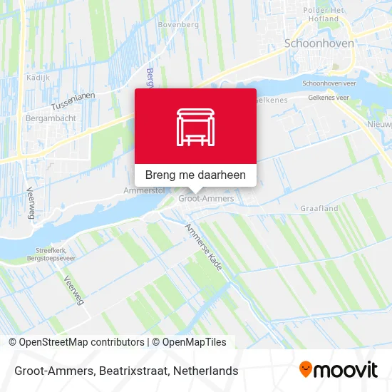Groot-Ammers, Beatrixstraat kaart