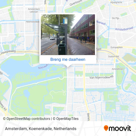 Amsterdam, Koenenkade kaart