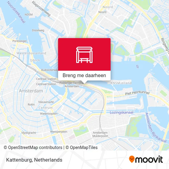 Kattenburg kaart