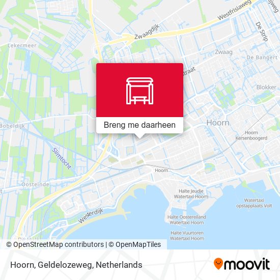 Hoorn, Geldelozeweg kaart