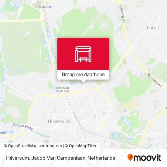 Hilversum, Jacob Van Campenlaan kaart