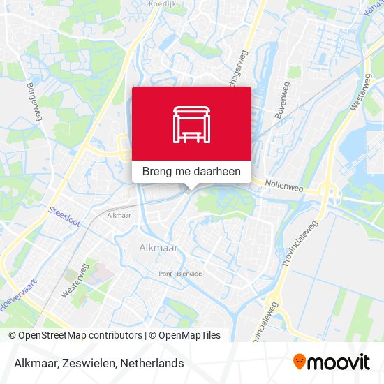 Alkmaar, Zeswielen kaart