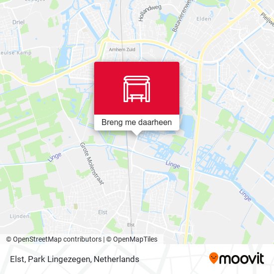 Elst, Park Lingezegen kaart