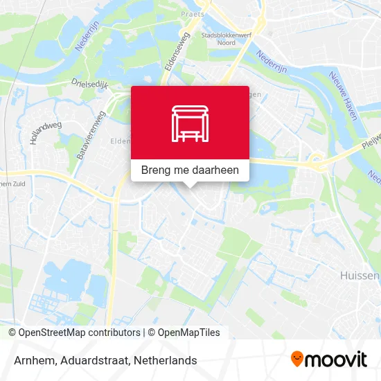 Arnhem, Aduardstraat kaart