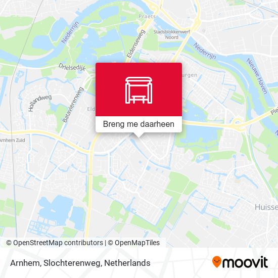 Arnhem, Slochterenweg kaart