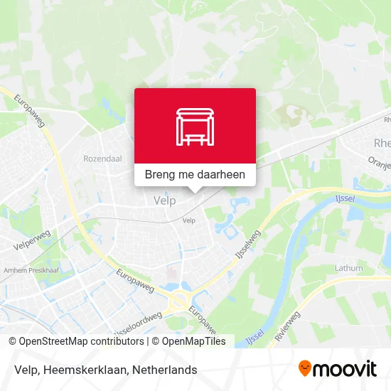 Velp, Heemskerklaan kaart