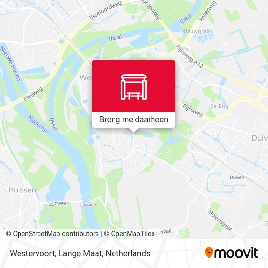 Westervoort, Lange Maat kaart