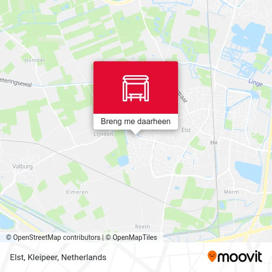 Elst, Kleipeer kaart