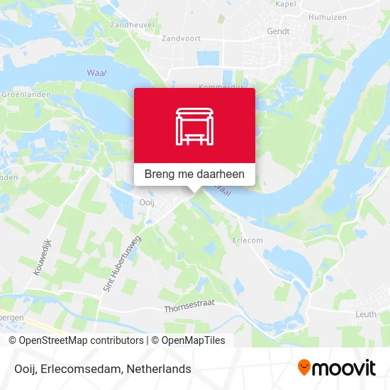 Ooij, Erlecomsedam kaart