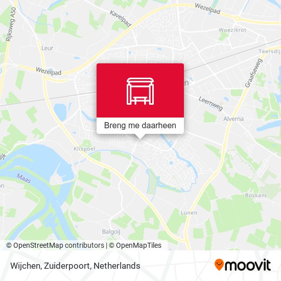 Wijchen, Zuiderpoort kaart