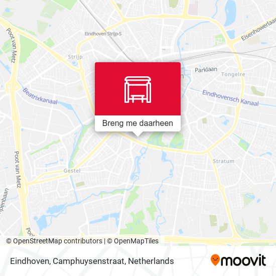 Eindhoven, Camphuysenstraat kaart