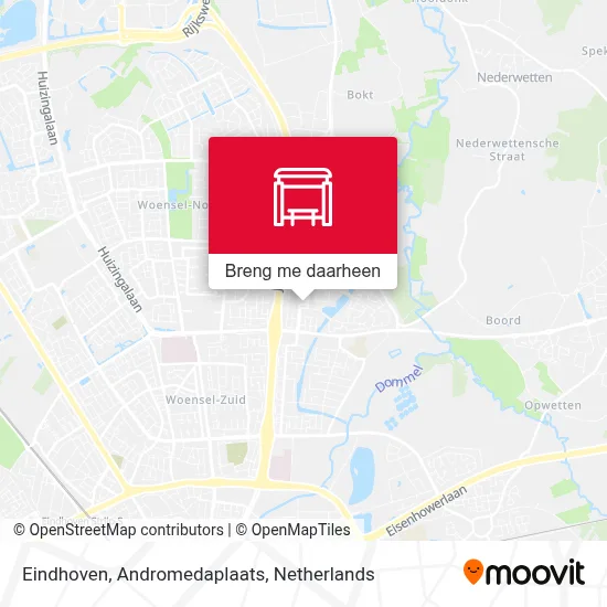 Eindhoven, Andromedaplaats kaart