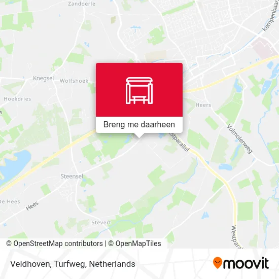 Veldhoven, Turfweg kaart
