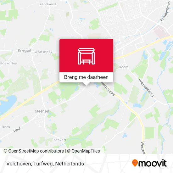 Veldhoven, Turfweg kaart