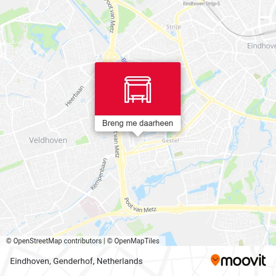 Eindhoven, Genderhof kaart