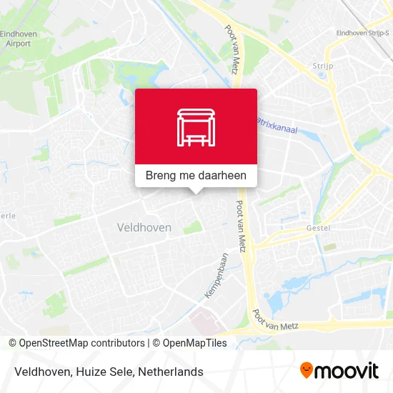 Veldhoven, Huize Sele kaart