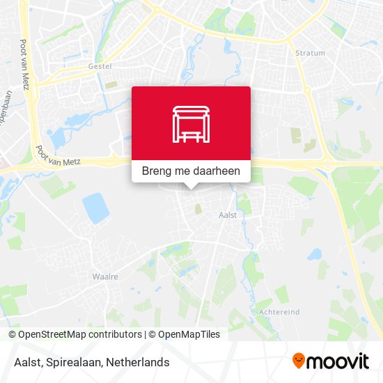 Aalst, Spirealaan kaart