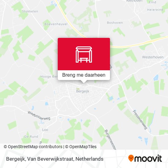 Bergeijk, Van Beverwijkstraat kaart
