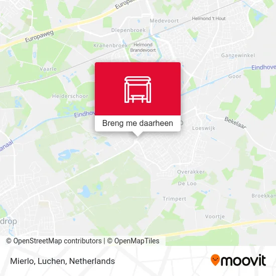 Mierlo, Luchen kaart