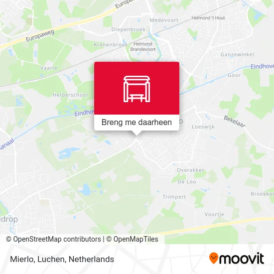 Mierlo, Luchen kaart