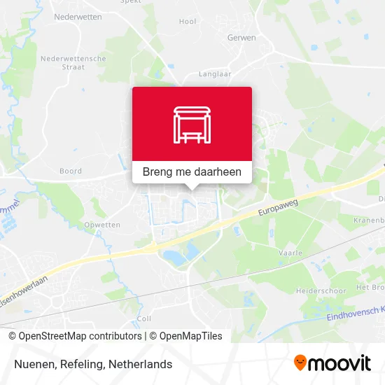 Nuenen, Refeling kaart