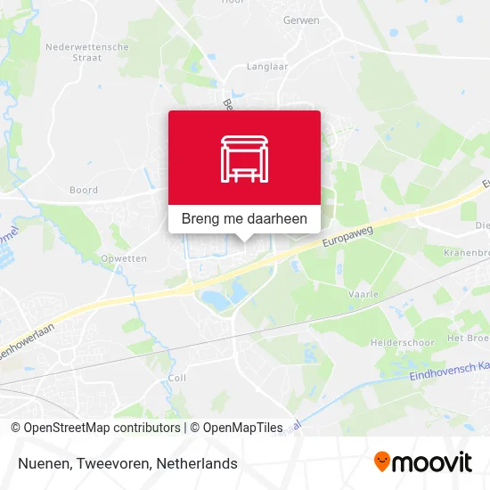 Nuenen, Tweevoren kaart